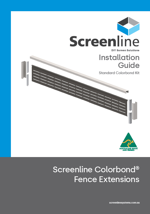 Standard Colorbond Fence Extensions