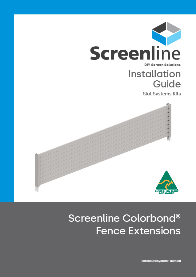 Colorbond Fence Extension Slat