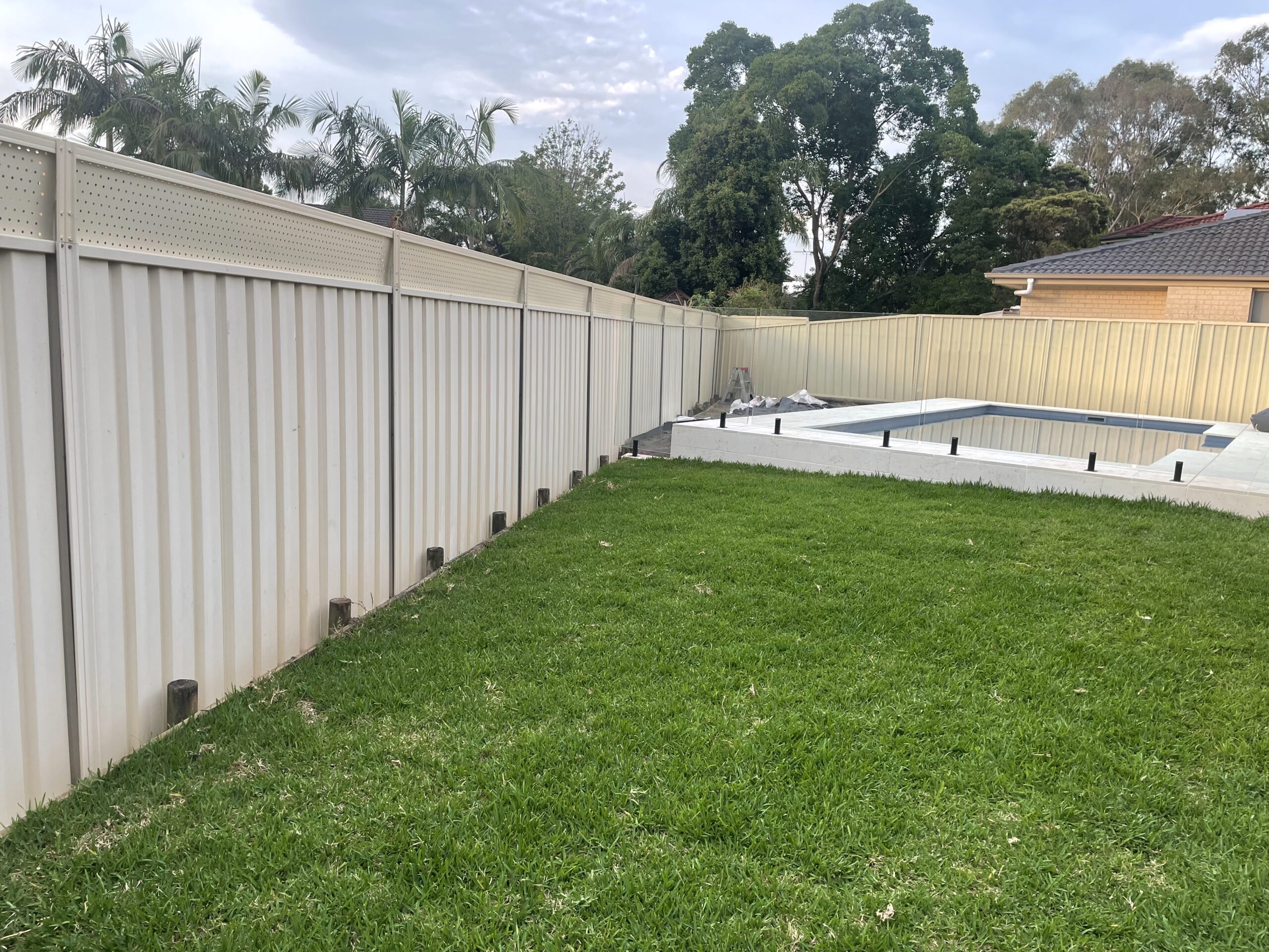 COLORBOND fence extensions